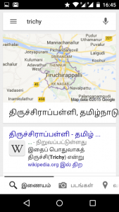 More search results in Tamil pushed to the top.